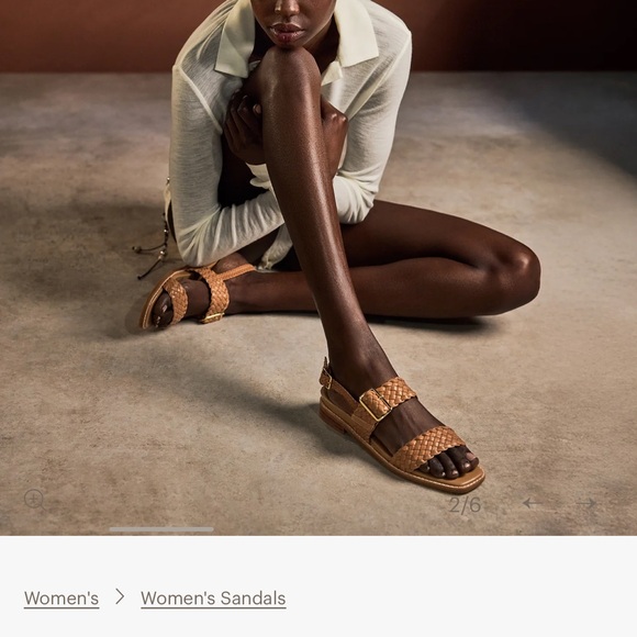 Bared Footwear “Bristlefront” Tan Woven Sandals - Picture 3 of 6